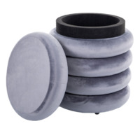 Настоящее фото товара Пуф Tor, серый, произведённого компанией ChiedoCover