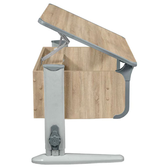 Стол-парта регулируемый Cabaret, серый, дуб сонома - фото 3