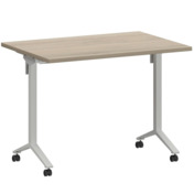 Фотография товара Стол мобильный складной кронберг, белый, 25 мм, 100*70 от компании ChiedoCover.