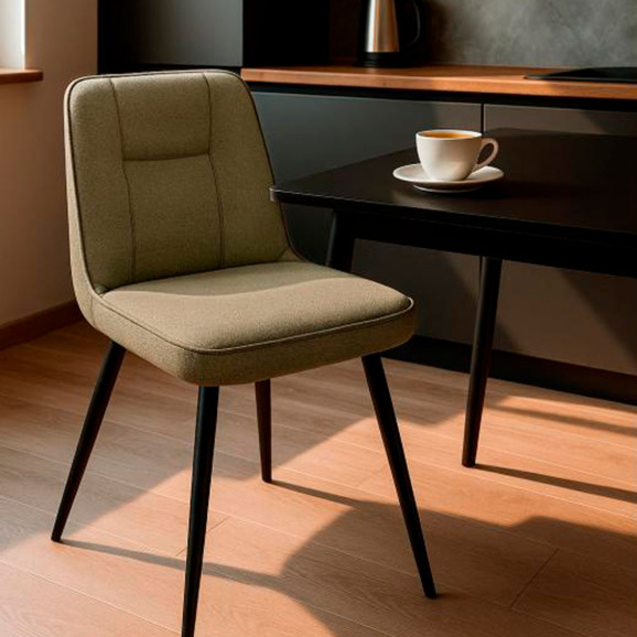 Стул на металлокаркасе Texas 3 поворотный светло-зеленый / черный Стул на металлокаркасе Texas 3 поворотный светло-зеленый / черный - фото 7