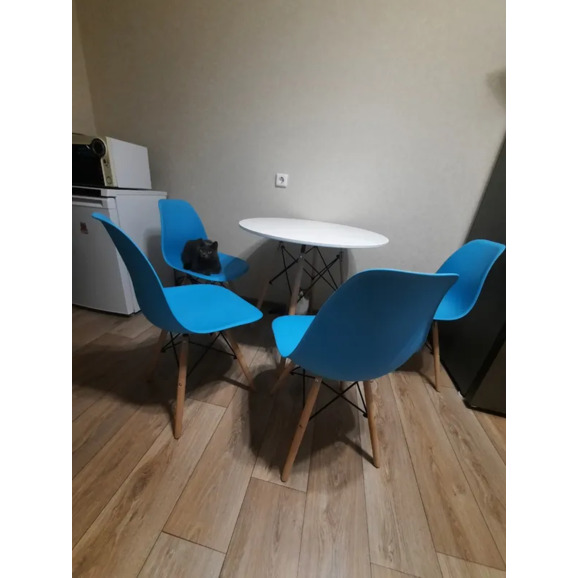 Стул Eames DSW бирюзовый - фото 11