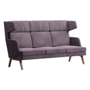 Фотография товара Диван Marko трехместный высокий, коричневый от компании ChiedoCover.