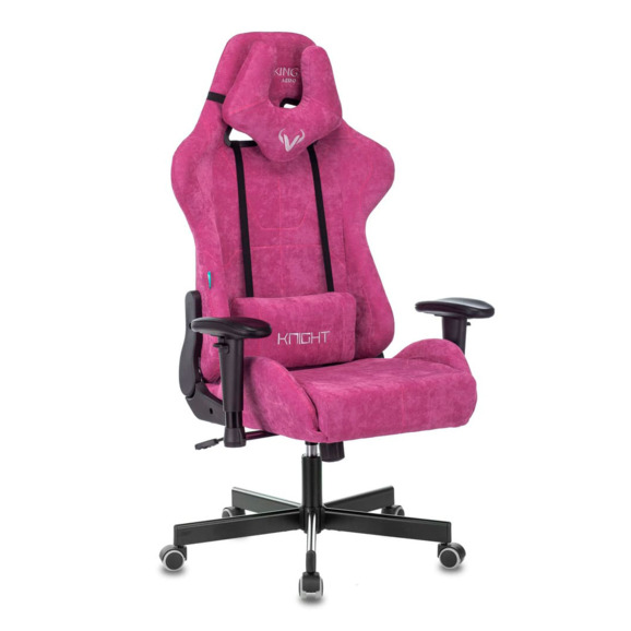 Кресло игровое Бюрократ Viking Knight LT15 Fabric малиновый - фото 1