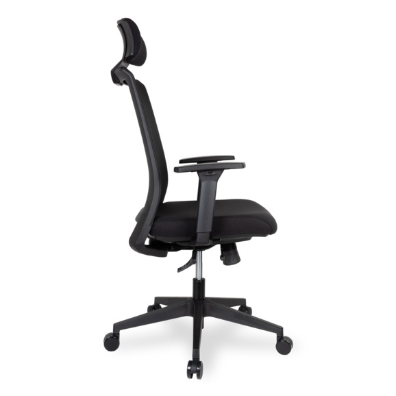 Кресло College CLG-429 MBN-A Black - фото 3