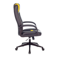 Кресло игровое TopChairs ST-CYBER 8, черный/желтый экокожа, крестовина пластик