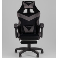 Фотография Кресло спортивное TopChairs MG-7019 велюр черно-серый Фотография товара Кресло спортивное TopChairs MG-7019 велюр черно-серый от компании ChiedoCover.