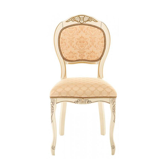Стул Лауро патина золото / бежевый Стул Лауро патина золото / бежевый - фото 2