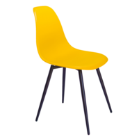 Настоящее фото товара СТУЛ EAMES 25 Р ГОРЧИЧНЫЙ, произведённого компанией ChiedoCover