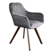 Фотография товара Стул Канани ножки дерево, угольно-серый от компании ChiedoCover.