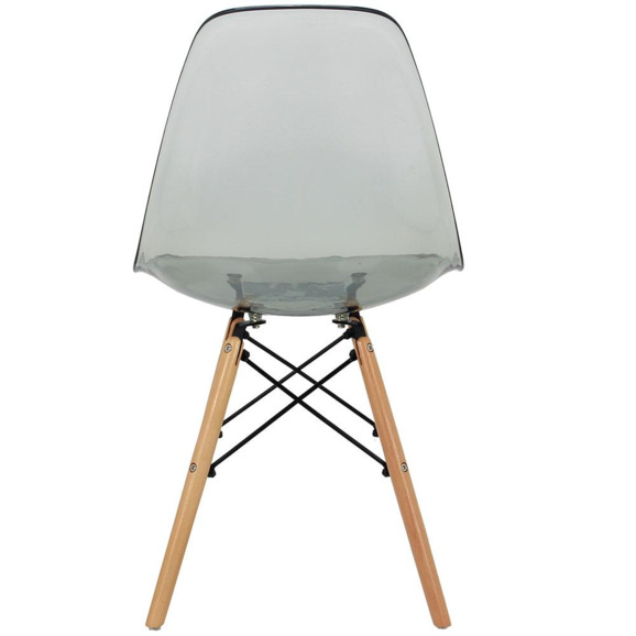 Стул Eames прозрачный серый - фото 5