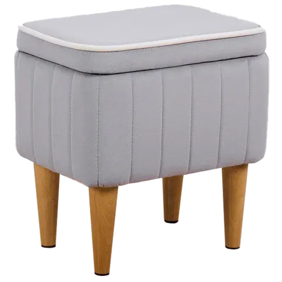 Пуф Ноотропик с ящиком, светло-серый - фото 1