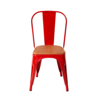 Фотография товара Стул Tolix Wood, красный от компании ChiedoCover.