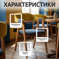 Фотография товара Полукресло Дольче, велюр Реми79/Реми 72, ножки бук под лак от компании ChiedoCover.