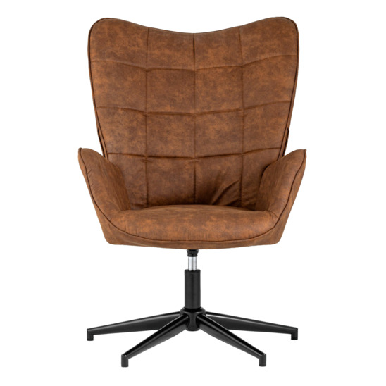 Кресло Ирис вращающееся коричневое - фото 3
