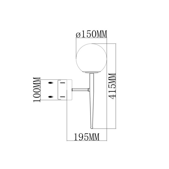 Бра V6042-1W Scrumbel - фото 2