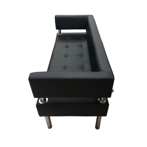 Диван Сантур трехместный, черный - фото 5