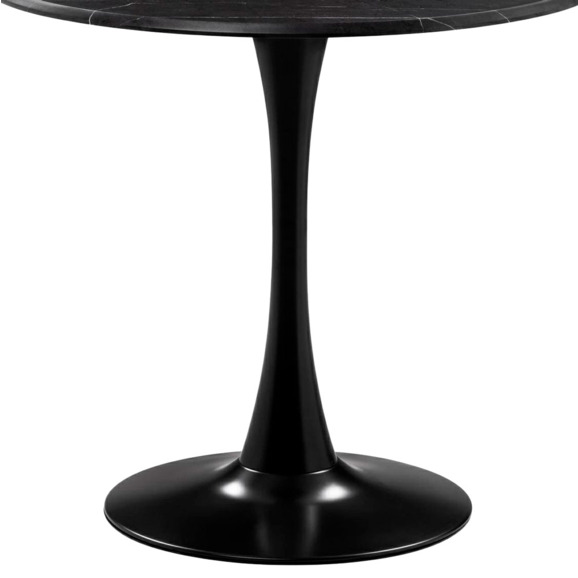 Тулип 90х73 мрамор черный / черный Тулип 90х73 мрамор черный / черный - фото 2