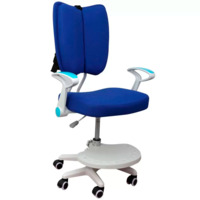 Настоящее фото товара Кресло поворотное Pegas, синий, ткань, произведённого компанией ChiedoCover