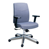 Настоящее фото товара Кресло для офиса ПАУК, серо-голубой, произведённого компанией ChiedoCover