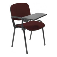 Настоящее фото товара Красный стул Изо с пюпитром, произведённого компанией ChiedoCover