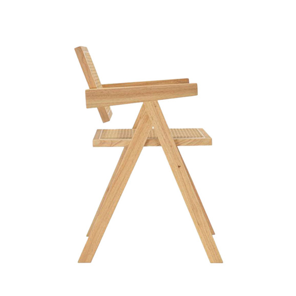 Деревянный стул Rattan wood - фото 3