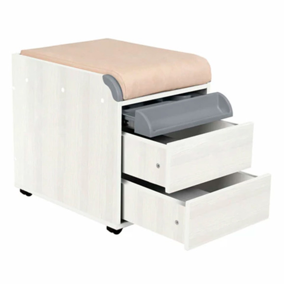 Тумба подкатная Rite, 2 ящика + подушка + лоток - фото 2