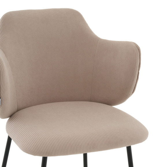 Стул Джиннет NEW, велюр, бежевый - фото 7