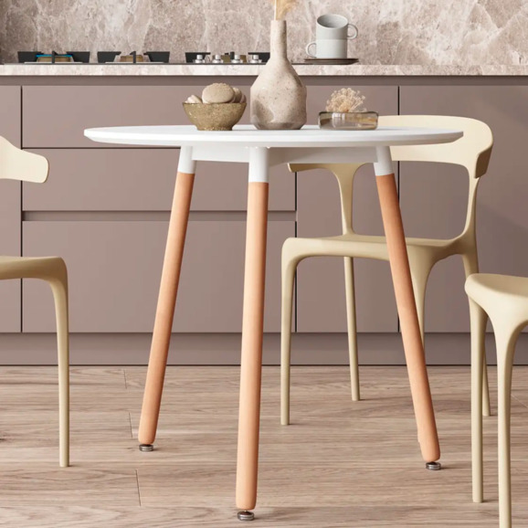 Стол круглый EAMES DST NEW, D80, белый - фото 3