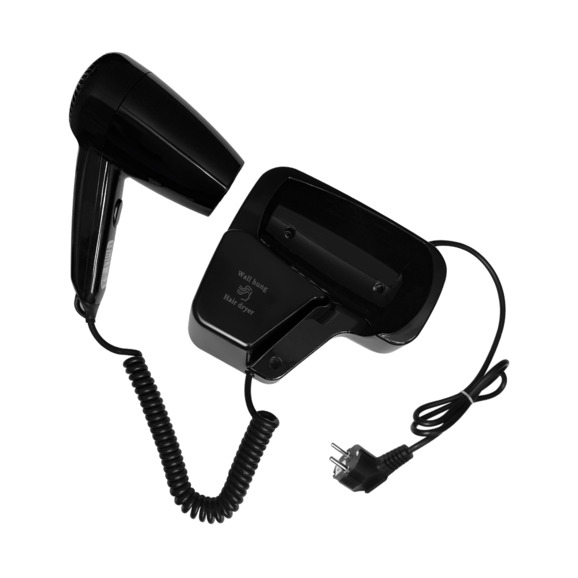 Фен для волос настенный Meyvel MF4-1300 (Black) - фото 2