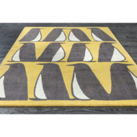 Индийский ковёр шерстяной Mr Penguin, Pedro Dandelion, желтый