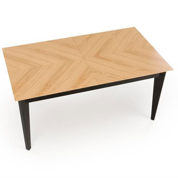 Стол обеденный Comet, раскладной, дуб, черный - фото 3