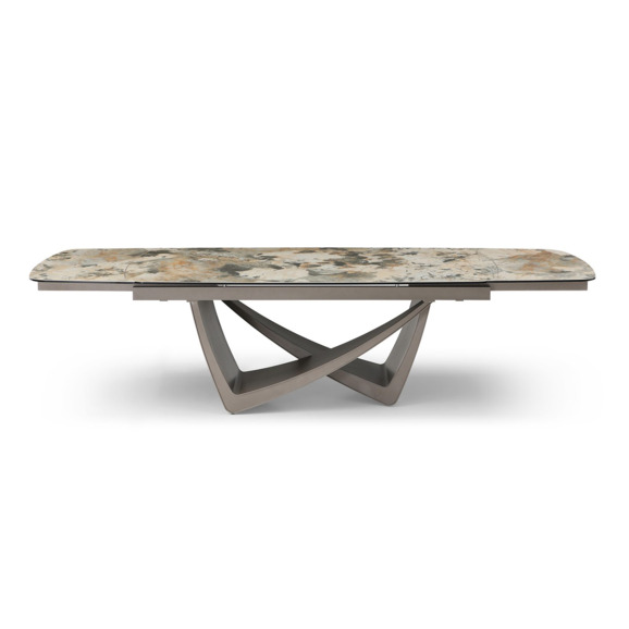 Стол Эдем, серый-шампань металлик Стол Эдем, серый-шампань металлик - фото 2