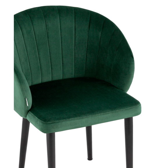 Стул с подлокотниками Шон, велюр зеленый Стул с подлокотниками Шон, велюр зеленый - фото 7