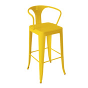 Фотография Стул Tolix барный с подлокотниками, желтый Фотография товара Стул Tolix барный с подлокотниками, желтый от компании ChiedoCover.