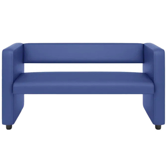 Диван Тепал, экокожа, синий - фото 2