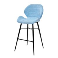 Настоящее фото товара Барный стул MARCEL небесно-голубой, произведённого компанией ChiedoCover