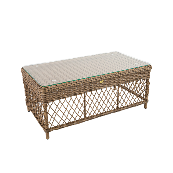 Стол Rum, американский орех, ротанг Стол Rum, американский орех, ротанг - фото 1