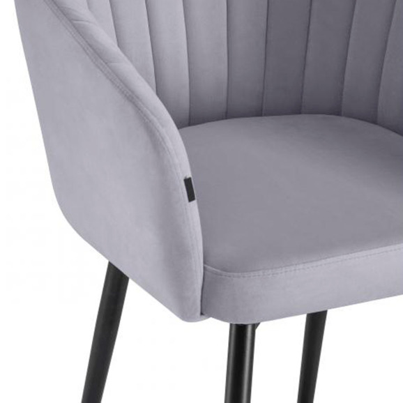 Стул на металлокаркасе Моншау черный / velutto 49 Стул на металлокаркасе Моншау черный / velutto 49 - фото 6