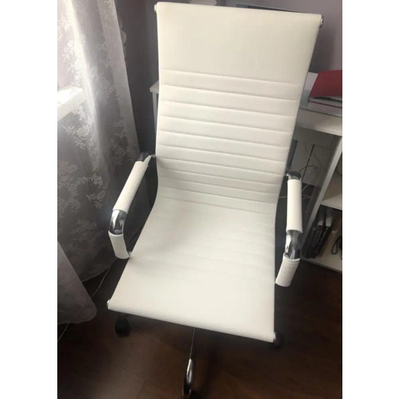 Кресло руководителя TopChairs City, белое - фото 8