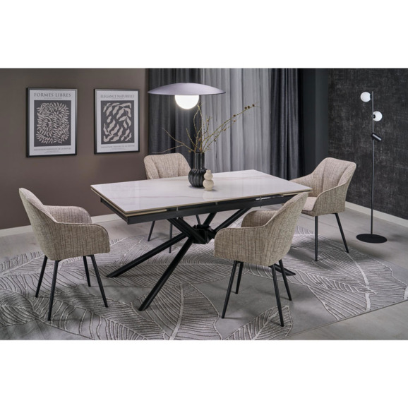 Стул кухонный Affect, бежевый, черный - фото 3