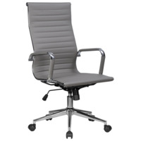 Настоящее фото товара Офисное кресло для руководителей Clark Simple, серый, произведённого компанией ChiedoCover