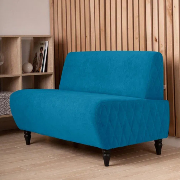 Диван Лотик, велюр, голубой Диван Лотик, велюр, голубой - фото 5