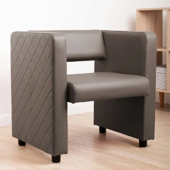 Кресло Тепал, экокожа, коричневый Кресло Тепал, экокожа, коричневый - фото 4