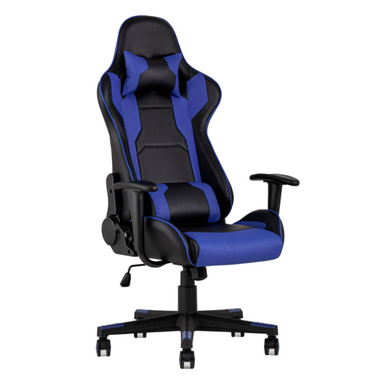 Кресло игровое TopChairs Diablo синее - фото 1