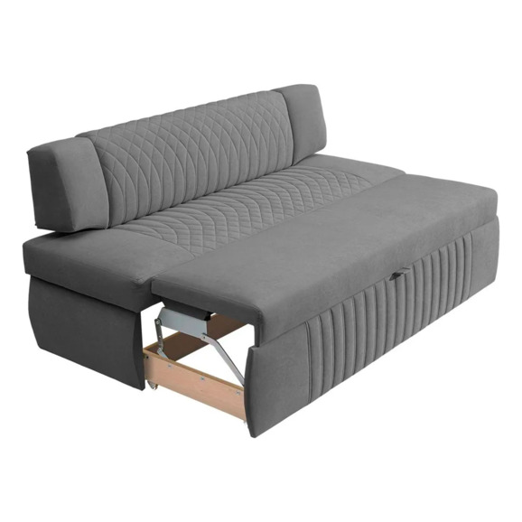 Диван для кухни Леонард 168, серый - фото 3