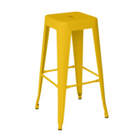 Фотография Табурет барный Tolix, желтый от производителя ChiedoCover, картинка продукции, реальное фото товара Настоящее фото товара Табурет барный Tolix, желтый, произведённого компанией ChiedoCover