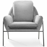 Фотография Кресло Luster, серый Фотография товара Кресло Luster, серый от компании ChiedoCover.