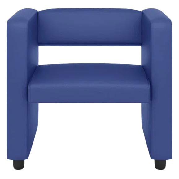 Кресло Тепал, экокожа, синий Кресло Тепал, экокожа, синий - фото 2