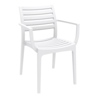 Настоящее фото товара Кресло пластиковое Artemis, белый, произведённого компанией ChiedoCover