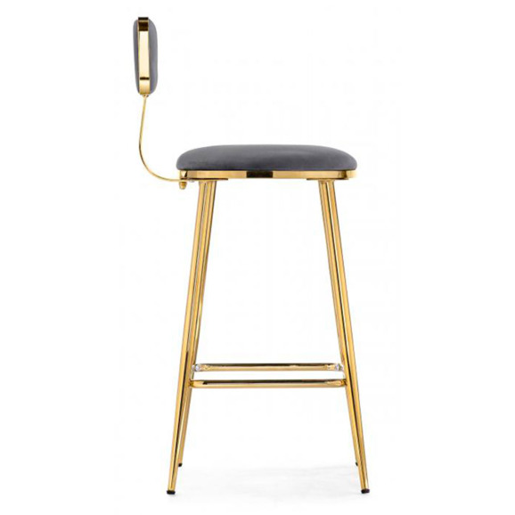 Стул Persi dark gray / gold - фото 3